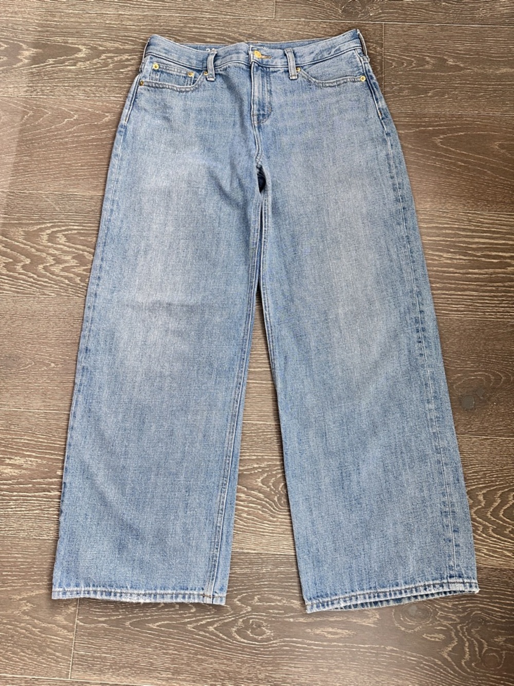 J. Crew Wide Leg Jeans